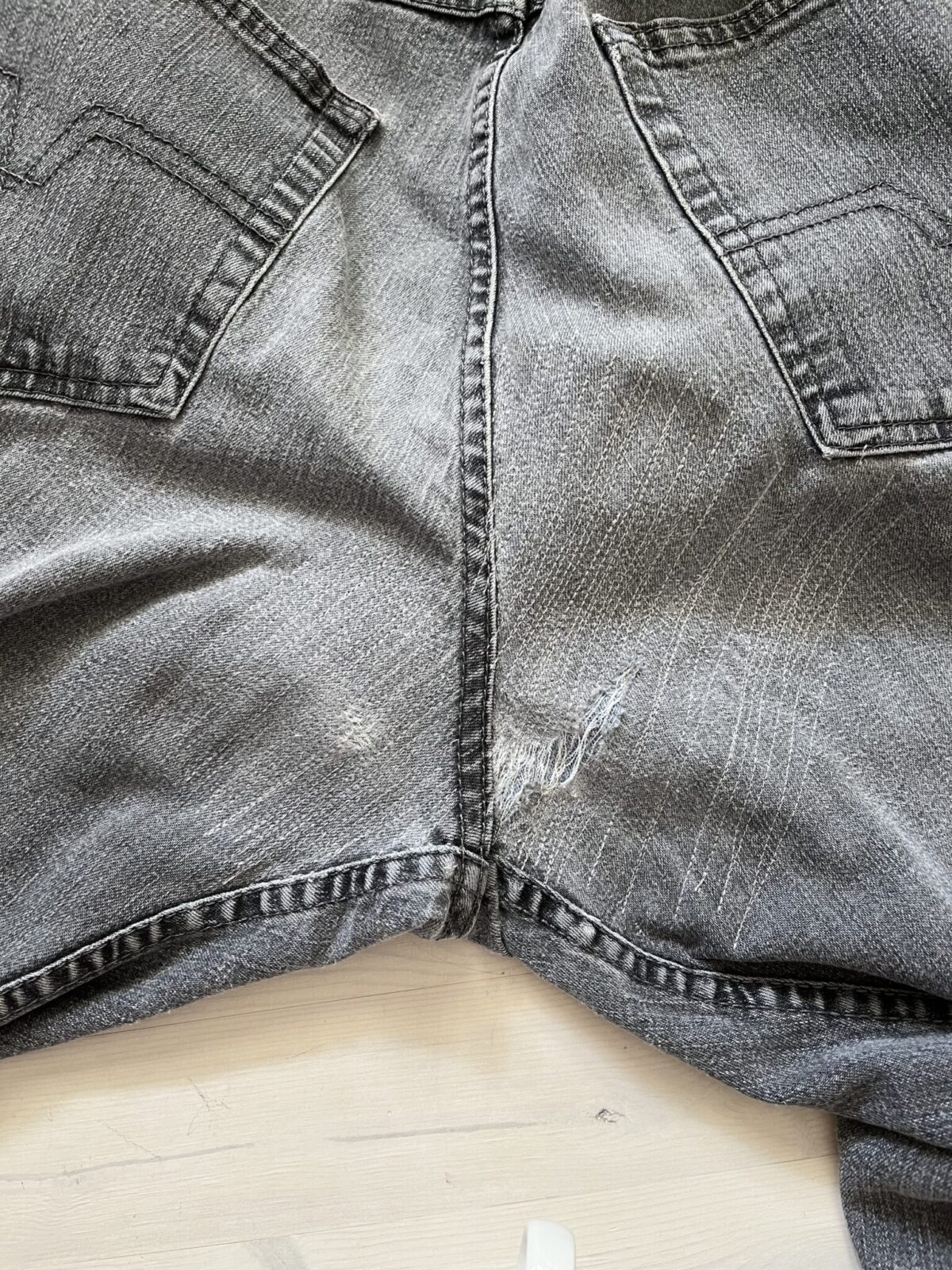 farkkujen korjaaminen 4